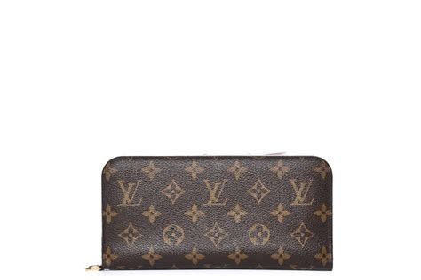 Louis Vuitton Wallet Monogram Insolite Fleuri Brown Pink 